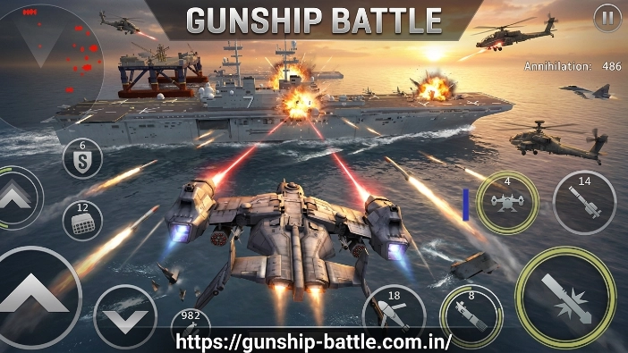 gunship battle second war mod apk​